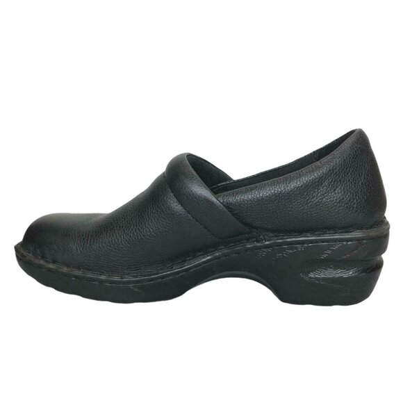 BOC Born Concepts Clogs Mules Comfort Black Leather Womens 9M Work - Picture 8 of 12